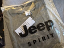 JEEP SPIRIT吉普刺繡竹節棉長(cháng)袖T恤男秋冬季日系復古寬松打底衫男 卡其 4XL 曬單實(shí)拍圖