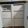 美的（Midea）餐邊柜427升45cm十字四開(kāi)門(mén)超薄零嵌入PST+急速凈味一級雙變頻三循環(huán)風(fēng)冷無(wú)霜玻璃面板家用電冰箱 BCD-427WUSGPZM月光米 曬單實(shí)拍圖