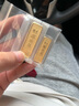 曼舒愛(ài)足金999黃金財富投資金條收藏理財金塊磚 財富金條 20克 曬單實(shí)拍圖