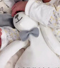 澳貝（auby）嬰幼兒玩具小兔安撫巾寶寶哄睡神器阿貝貝新生兒毛絨手偶滿月禮物 曬單實(shí)拍圖