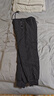 稻草人（MEXICAN）休閑褲子男青年加絨褲男加厚保暖棉褲防風(fēng)防水褲 灰色束腳 XL  曬單實(shí)拍圖