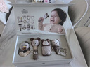 迪士尼嬰兒玩具0-6個月寶寶1歲百天滿月生日禮物新生兒見面禮高檔實用 優(yōu)雅白【迪士尼雙層高檔禮盒】 周歲小孩用品安撫搖鈴送哄睡神器 曬單實拍圖