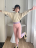 伊服酷姿冬季新款兒童保暖褲校服神器內搭中大童加厚女孩打底褲秋女童棉褲 粉色【親膚舒適  巨厚加絨】 2XL 【建議身高 155-160cm】 曬單實(shí)拍圖