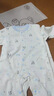 DUTRIEUX嬰兒衣服新生兒用品0-6個(gè)3月春秋季衣a類(lèi)純棉爬爬服連體衣幼寶寶 淺藍全棉2件裝 【四季款】 73cm 曬單實(shí)拍圖