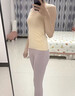 貓人秋褲女純棉秋冬季女士保暖褲100%全棉2025新款女生打底棉毛線襯褲 淺杏【遠紅外發(fā)熱+抗菌防螨+抗靜電】 L 【建議體重100-120斤】 曬單實拍圖