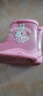 Hello Kitty兒童雨鞋女四季防滑中小童中筒幼兒寶寶水鞋雨靴 252684艷艷粉 21 曬單實(shí)拍圖