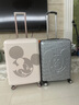 新秀麗（Samsonite）行李箱25英寸拉桿箱迪士尼米奇擴容旅行箱AF9米色托運密碼箱 曬單實(shí)拍圖
