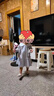凡獵女童學(xué)院風(fēng)連衣裙秋裝2025新款洋氣時髦寶寶公主裙兒童套裝裙春秋 灰色 90 曬單實(shí)拍圖
