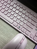 聯(lián)想（lenovo）無(wú)線(xiàn)鍵盤(pán)鼠標套裝 鍵鼠套裝 全尺寸鍵盤(pán) 商務(wù)辦公 USB 適用筆記本臺式機一體機 T221 粉色 曬單實(shí)拍圖