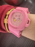 卡西歐（CASIO）手表女BABY-G運動(dòng)學(xué)生考試兒童日韓表禮盒款生日禮物BGA-10-4APRS 曬單實(shí)拍圖