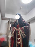 米詩(shī)德（MISHIDE）戰國袍男大袖【紅蓮業(yè)火】原創(chuàng  )漢服男女同款直裾戰國袍復原重工刺 外大衫+里大衫+內直裾+松緊腰裙+ M 均碼 曬單實(shí)拍圖