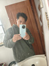 森馬（Semir）[衛(wèi)衣合輯]衛(wèi)衣男簡約百搭男士衛(wèi)衣通勤外套男潮流中性衛(wèi)衣情侶款 [E款]豆沙綠40051 L 曬單實拍圖