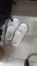 名創(chuàng)優(yōu)品（MINISO）家居拖鞋男女情侶家用舒適浴室防滑防臭涼拖鞋夏 珍珠白  42-43 曬單實拍圖