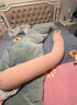 紅豆家紡長(cháng)條抱枕女生睡覺(jué)專(zhuān)用孕婦靠枕床上圓柱枕頭護腰側睡整頭夾腿神器 糖果抱枕-綠【舒緩支撐 不懸空】 含枕芯 20x125cm【單支裝】 曬單實(shí)拍圖