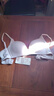 無印良品（MUJI）女式 無鋼圈 聚攏型文胸 內(nèi)衣女款胸罩 細肩帶 FCH36A5A 淺米色 M /B70 曬單實拍圖