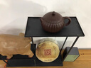 近景宜興紫砂壺純手工正宗原礦紫泥筋紋西施壺茶壺名家家用泡茶壺送禮 一壺四杯套裝 101mL(含)-200mL(含) 曬單實(shí)拍圖