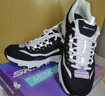 斯凱奇（Skechers）奧利奧|經(jīng)典黑白老爹鞋休閑復古情侶熊貓鞋厚底增高運動(dòng)鞋耐磨 曬單實(shí)拍圖