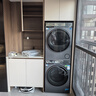 海爾（Haier）云溪4.0ProMax洗烘套裝 10KG直驅(qū)滾筒懶人全自動洗衣機+熱泵烘干機 京東自營 7KJ3+7KJ3 國家 曬單實拍圖