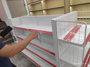 樂(lè )企超市貨架展示架便利店貨物架藥店小賣(mài)部零食店文具店置物架子展柜 五層主架（升級加厚） 單面【長(cháng)72*寬42*高130cm】 曬單實(shí)拍圖
