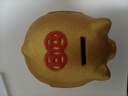 第吉爾金豬存錢(qián)罐只進(jìn)不出兒童陶瓷儲蓄罐儲錢(qián)罐大容量可愛(ài)擺件禮物便宜 福氣豬只進(jìn)不出款【帶金墊】 長(cháng)寬高【14*13*11】存1萬(wàn) 曬單實(shí)拍圖