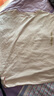 無(wú)印良品（MUJI）女式 天竺編織 法國(guó)袖T恤 短袖上衣女款內(nèi)搭25年夏季女裝BB2RKA5S 淺粉紅色 L （165/88A） 曬單實(shí)拍圖