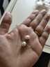海蒂極簡系列9-10mmS925銀淡水珍珠耳釘素耳飾女七夕情人節(jié)禮物 曬單實(shí)拍圖