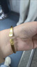 QUAMER老鳳凰金店款18K金色古法傳承雙福字素圈開口手鐲新中式國(guó)潮風(fēng)福 雙福開口手鐲禮盒裝 曬單實(shí)拍圖
