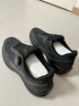 百麗厚底健步鞋男25秋旋鈕扣防潑濺耐磨休閑運(yùn)動(dòng)鞋A2123CM5 煙晶黑 41 曬單實(shí)拍圖