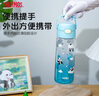 膳魔師（THERMOS）兒童水杯tritan直飲杯男女小學(xué)生開學(xué)必備小熊貓塑料水壺600ml藍(lán) 曬單實拍圖