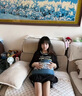 BIBK日本鹽袋熱敷包海鹽粗鹽電加熱理療袋子艾灸艾草肩頸腰腹全身通用 【經(jīng)典亞麻紫】9檔控溫+艾灸/可視藥鹽熱敷+加大加 曬單實(shí)拍圖