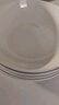 傳旗釉下彩陶瓷盤子8英寸4只裝陶瓷餐具盤碟菜盤子飯盤深湯盤新白陶瓷 曬單實(shí)拍圖
