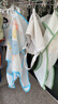 Babyprints圍兜兒童罩衣幼兒園吃飯寶寶圍嘴防濺防水反穿衣口水兜無(wú)袖兩件 曬單實(shí)拍圖