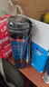 特百惠（Tupperware）晶彩MAX塑料杯600ml 男女士學(xué)生夏季運動(dòng)水杯子戶(hù)外大容量 酷炫黑 曬單實(shí)拍圖
