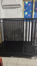 興興文狗籠子大型犬中型帶廁所分離室內金毛邊牧拉布拉多專(zhuān)用特大號狗籠 升級黑色六面全方管【150斤內】送除臭劑+腳墊 曬單實(shí)拍圖