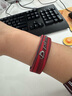 法藤（Phiten）日本云紋運動(dòng)手環(huán)硅膠加寬時(shí)尚籃球男女腕環(huán)3色防水腱鞘炎鼠標手 紅色 17cm 曬單實(shí)拍圖