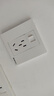 國際電工電腦帶五5孔電源插座86型暗裝墻壁六6類(lèi)網(wǎng)絡(luò )網(wǎng)線(xiàn)寬帶接口面板家用 白色-五孔+六類(lèi)單電腦 曬單實(shí)拍圖