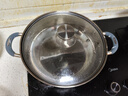 美廚（maxcook）316不銹鋼火鍋28cm 湯鍋火鍋復底帶蓋 燃氣電磁爐通用 MCT1969 曬單實(shí)拍圖