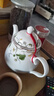 金嵐玉骨瓷花茶壺泡瓷茶壺小壺沏茶壺涼水壺單壺小號家用水具 香榭麗舍-大玉蘭壺1個(gè) 1300ml 曬單實(shí)拍圖