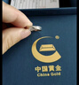 中國黃金莫比烏斯足銀戒指女托帕石求婚鉆戒女生生日禮物女友老婆結婚紀念 莫比烏斯托帕石鉆戒【京速達】 曬單實(shí)拍圖