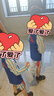Kocotreekk樹(shù)兒童泳衣褲女孩分體泳衣A類(lèi)男童女童游泳長(cháng)袖防曬中大童泳裝 曬單實(shí)拍圖