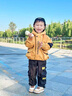 G.DUCKKIDS童裝男童秋裝套裝2025新款兒童運動套裝男孩工裝兩件套春秋季衣服 黃色 110 建議身高100-110cm年齡4-5歲 曬單實拍圖