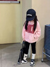 凌卡戚女童外套春秋2025新款寶寶上衣女孩洋氣夾克兒童沖鋒外套網(wǎng)紅同款 三扣小門襟外套 50 建議身高30cm左右 曬單實(shí)拍圖
