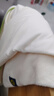 Q21天絲搖粒絨親子外套兒童男女童寶寶排汗保暖上衣服秋冬裝新款 牛乳白 170 成人女士 曬單實(shí)拍圖
