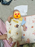 DUUDUU嬰兒衣服夏季短袖外出服新生兒卡通連體衣寶寶哈衣 杏色 80cm 曬單實拍圖