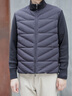 EMPORIO ARMANI/阿瑪尼官方旗艦新款男士80白鴨絨立領(lǐng)絎縫羽絨服外套秋季 UB118-海軍藍色 52 (XL)(推薦：165-180斤) 曬單實(shí)拍圖