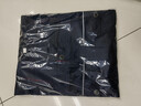 朵奈詩(shī) 短袖工作服夏季套裝男女物業(yè)車(chē)間汽修服電工程服酒店勞保服工衣 藏藍套裝 2XL /180 曬單實(shí)拍圖
