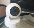 普聯(lián)（TP-LINK）監控攝像頭 500萬(wàn)3K智能雙光全彩夜視 360度全景手機遠程語(yǔ)音通話(huà) 寶寶寵物室內家用安防 IPC45AW 曬單實(shí)拍圖