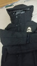 鴨鴨（YAYA）王一博同款冰殼零下20度羽絨服男女長款過膝極寒加厚保暖東北外套 青光黑【王一博力薦】 XL 180/96A 曬單實(shí)拍圖