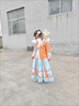 矢颯漢服女童秋冬寶寶明制三件套裝女孩古裝仙氣中式長(cháng)裙兒童唐裝銀杏 銀杏三件套 110 曬單實(shí)拍圖