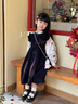 G.DUCKKIDS小黃鴨童裝女童連衣裙秋裝2025新款洋氣兒童裙子春秋季寶寶兩件套 圖片色 110 建議4~5歲【100-110cm】cm 曬單實(shí)拍圖